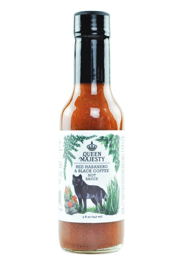Red Habanero & Black Coffee Hot Sauce | Queen Majesty Q7