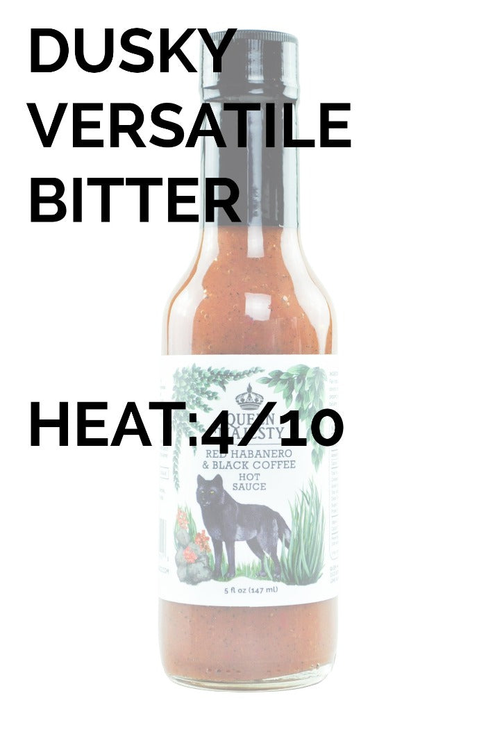 Red Habanero & Black Coffee Hot Sauce | Queen Majesty Q7