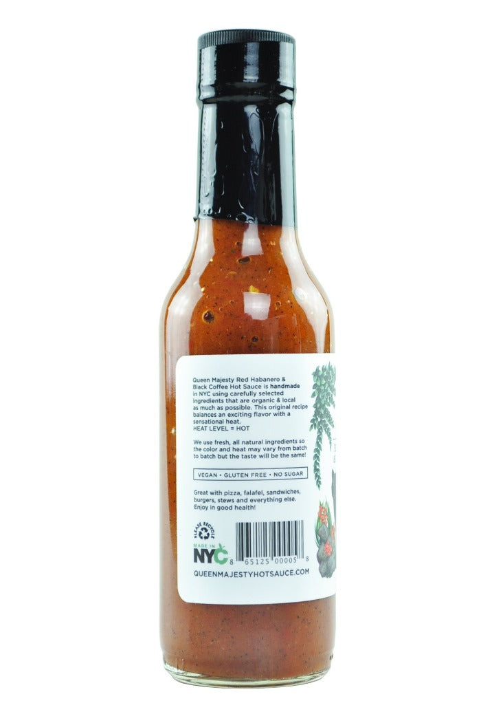 Red Habanero & Black Coffee Hot Sauce | Queen Majesty Q7
