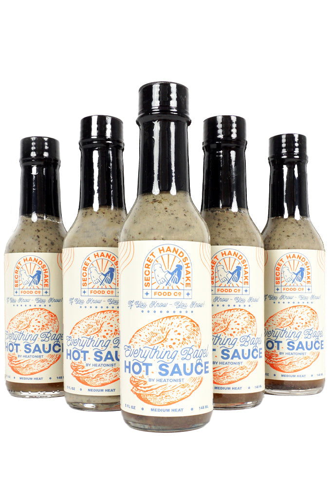 Secret Handshake Food Co Everything Bagel Hot Sauce 2-Pack I3