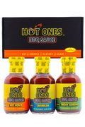 Hot Ones BBQ Trio Pack (Hot Honey / Caribbean / Smoked Serrano) P4