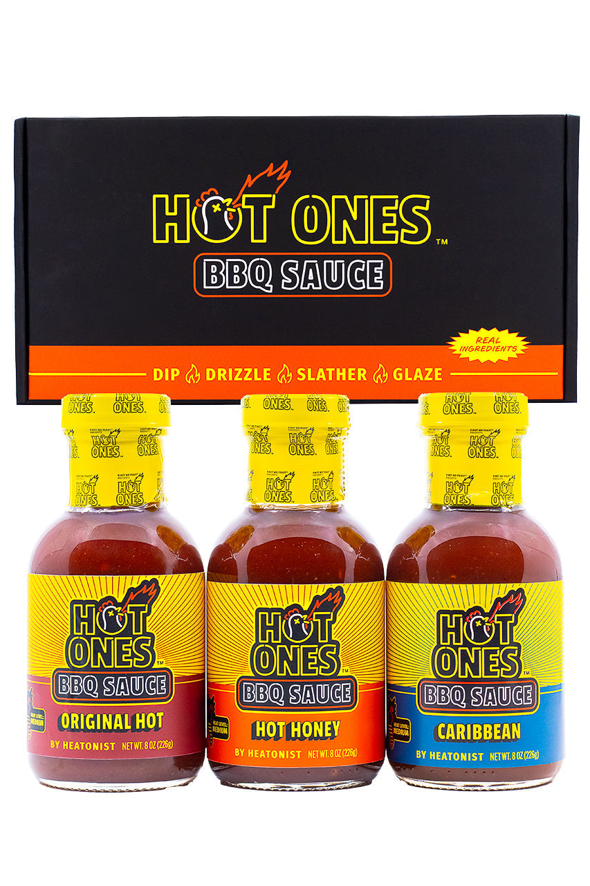 Hot Ones BBQ Trio Pack (Original / Hot Honey / Caribbean) S9
