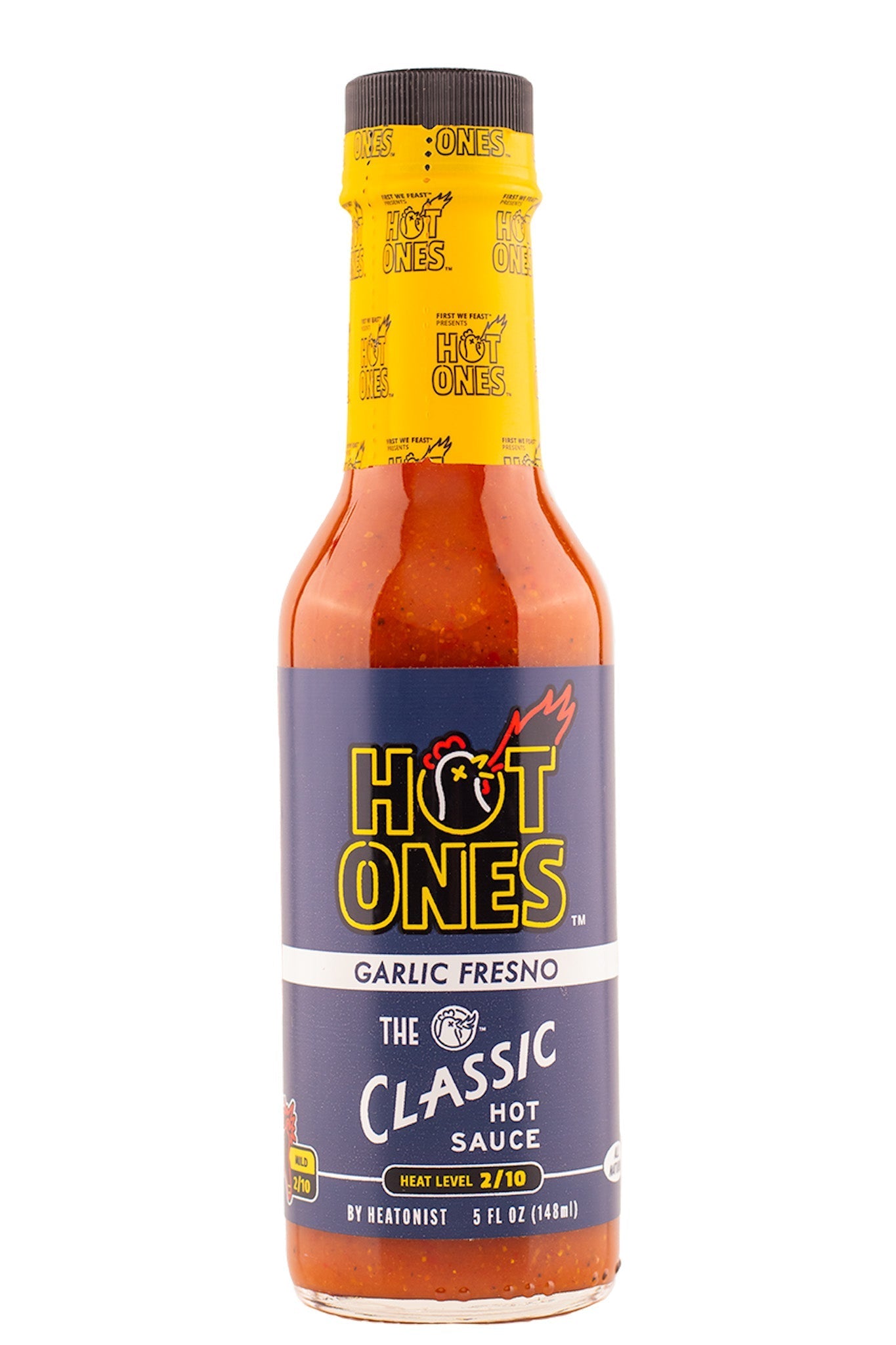 The Classic - Garlic Fresno Edition | Hot Ones Hot Sauce-C X8