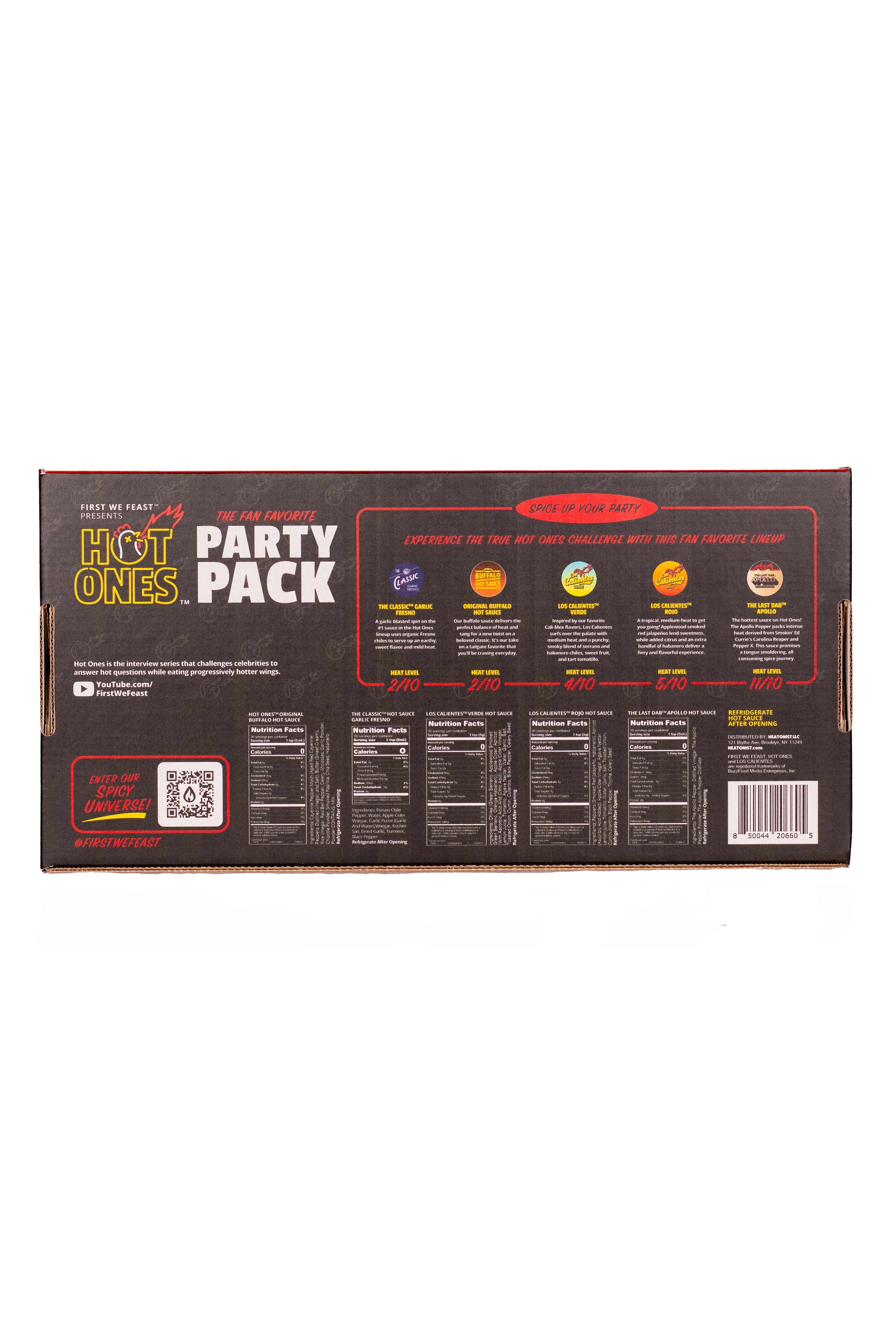 Fan Favorite Party Pack | Hot Ones Hot Sauce E6