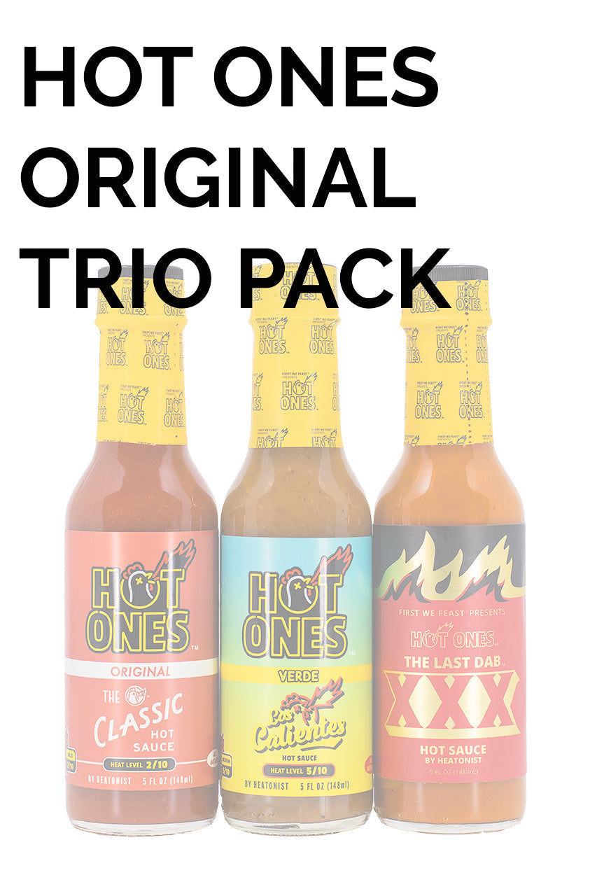Hot Ones Trio Pack - Original | Hot Ones Hot Sauce Y7