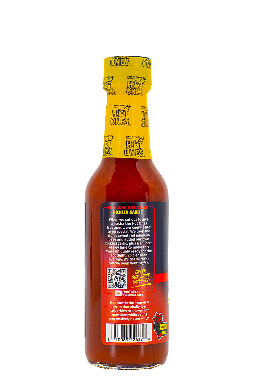 Pickled Garlic Sriracha | Hot Ones Hot Sauce A5