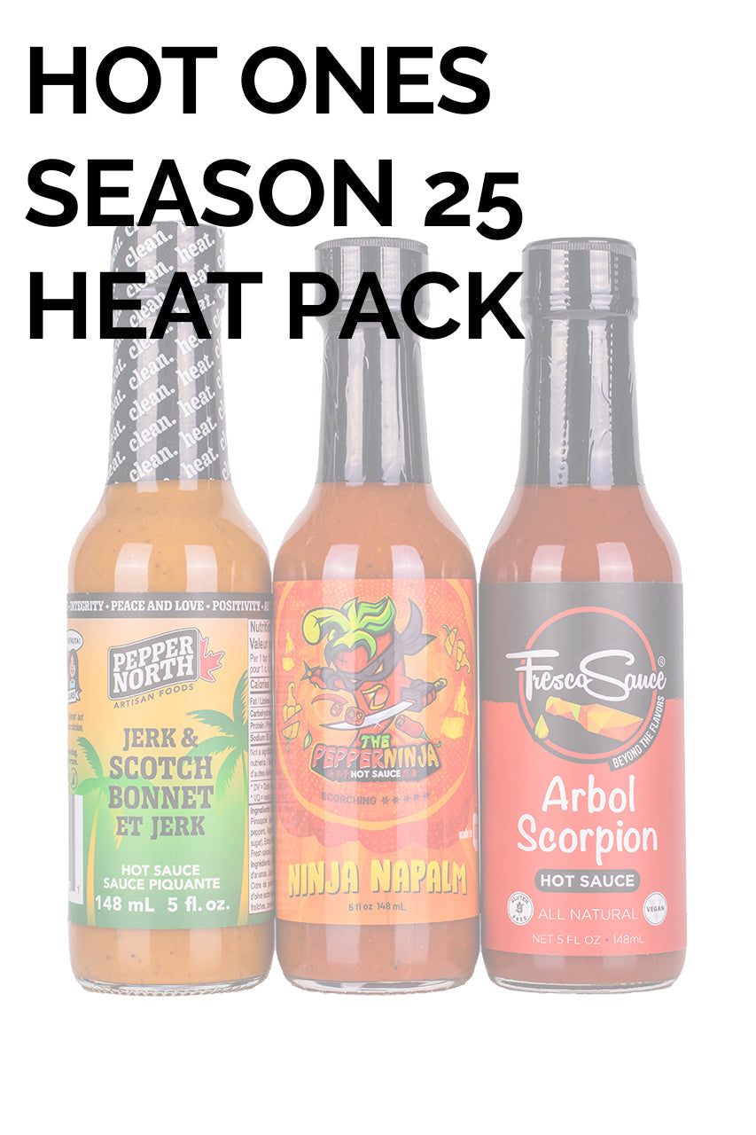 Hot Ones Hot Sauce Heat Pack - Season 25 M8