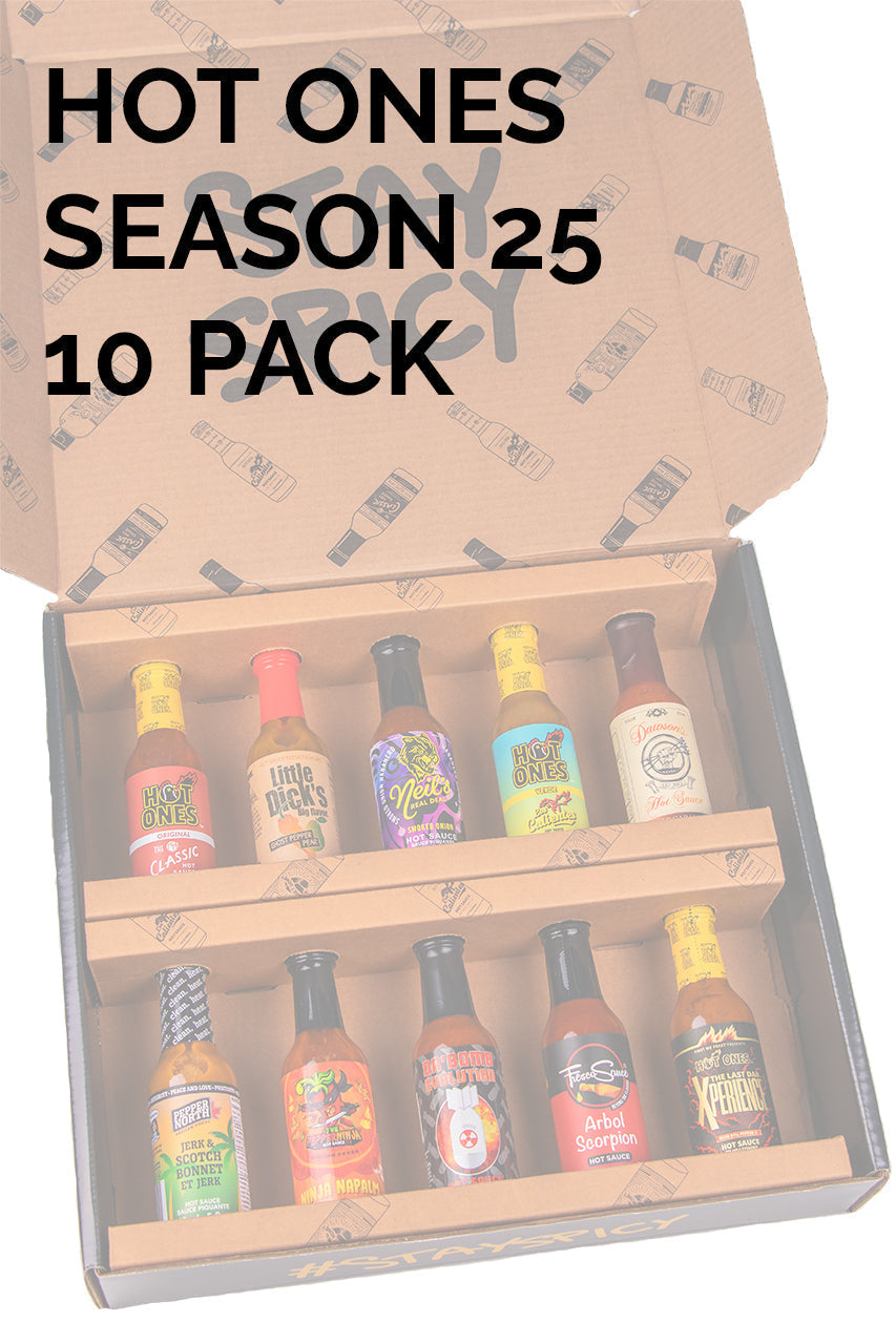 Hot Ones Hot Sauce 10 Pack - Season 25 A8
