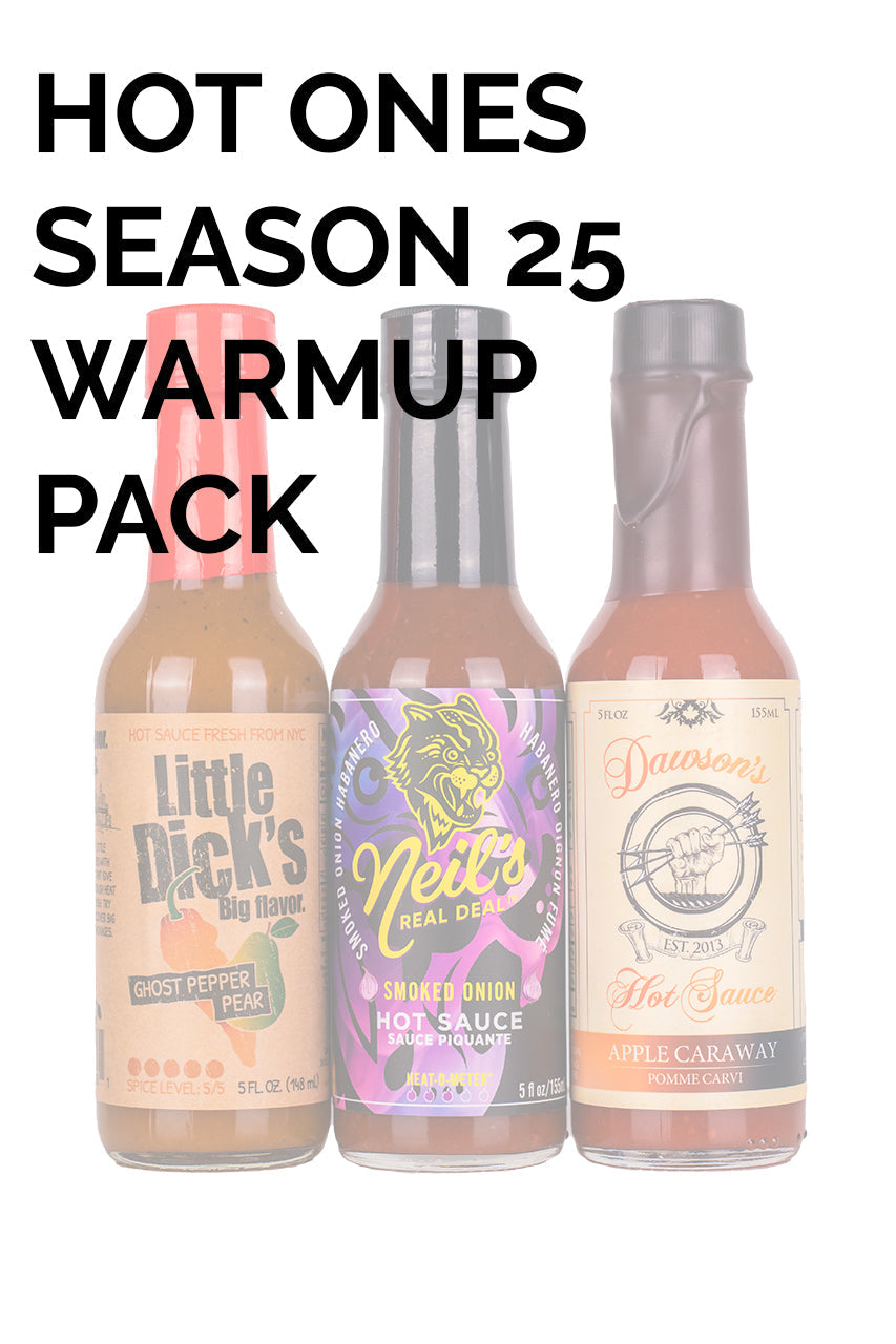 Hot Ones Hot Sauce Warmup Pack - Season 25 S0