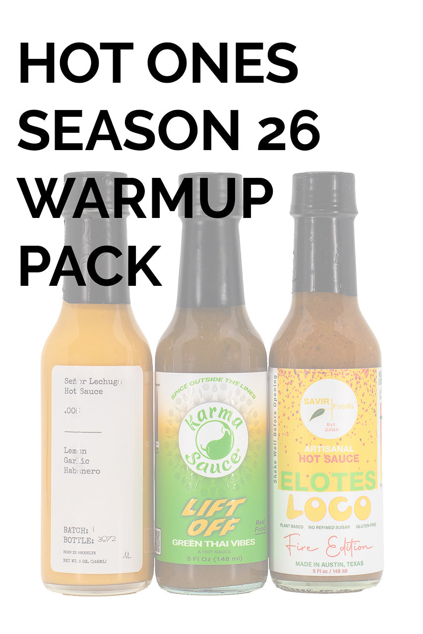 Hot Ones Hot Sauce Warmup Pack - Season 26 W2