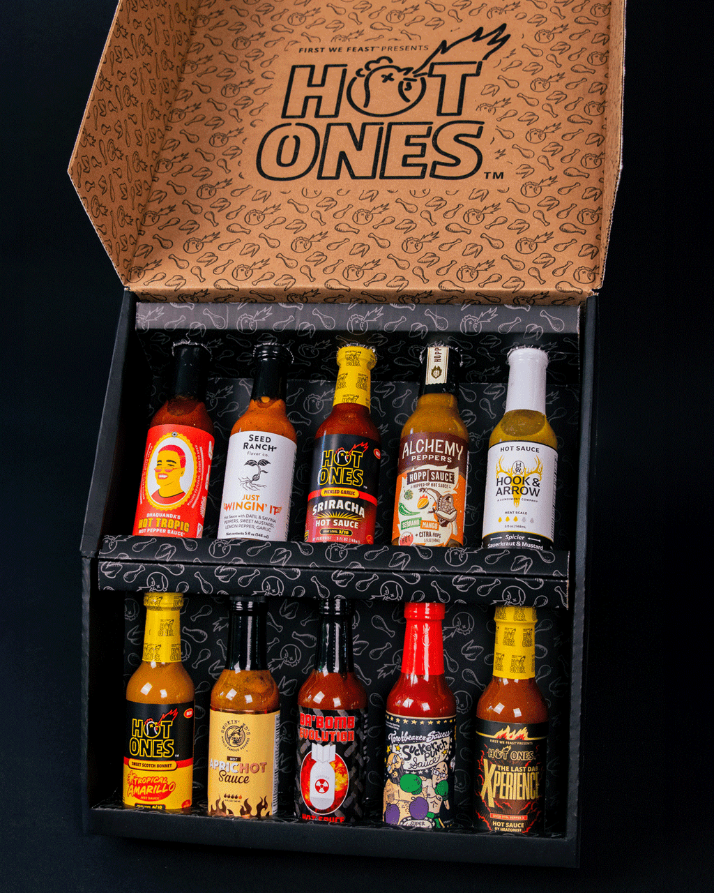 Hot Ones Hot Sauce 10 Pack - Season 27 E3