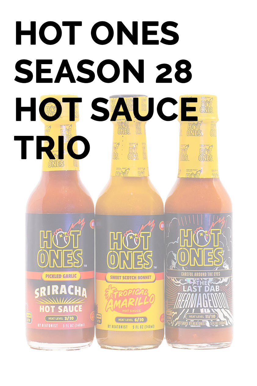 Hot Ones Hot Sauce Trio Pack - Season 28 X7