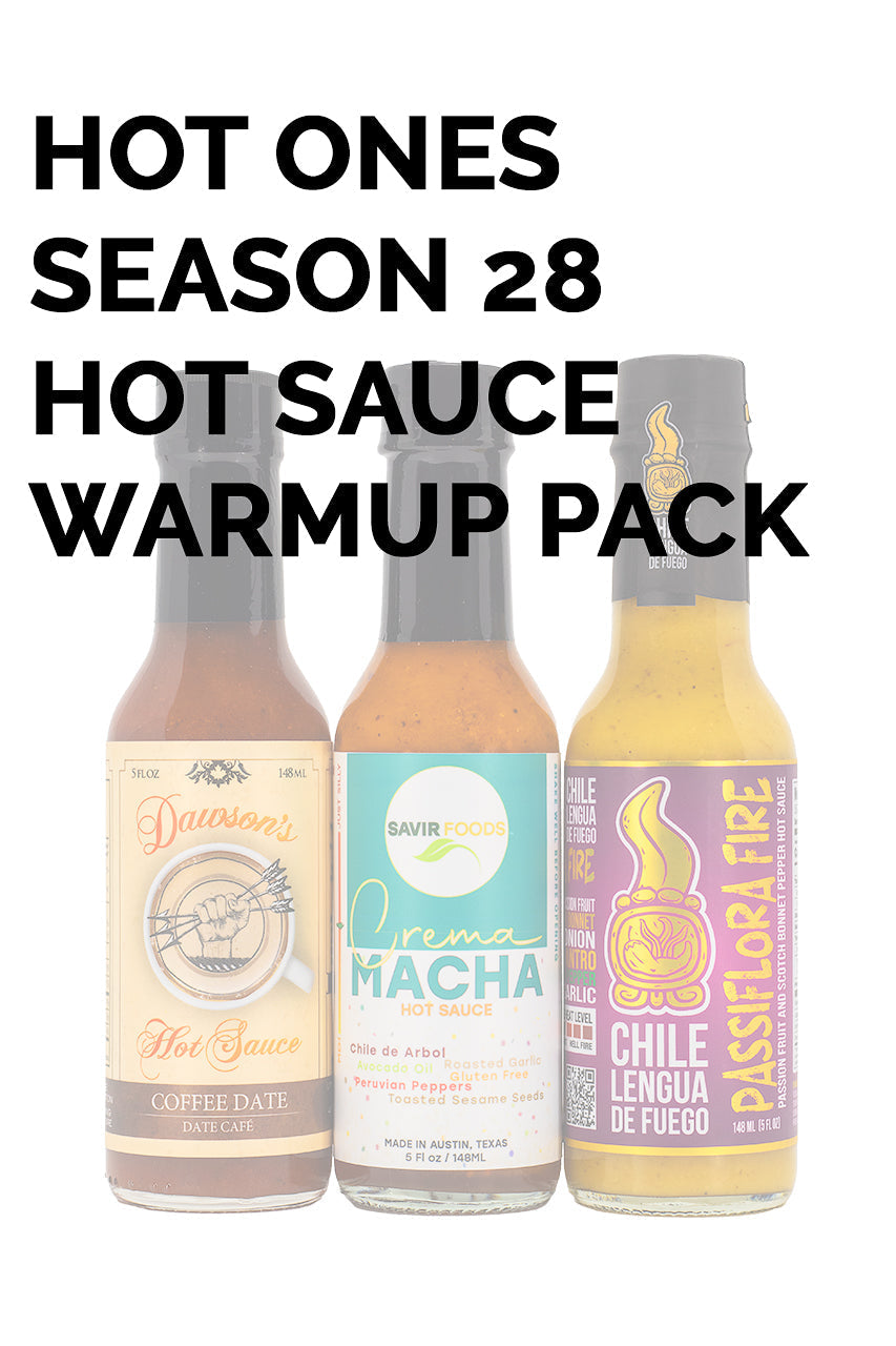 Hot Ones Hot Sauce Warm Up Pack - Season 28 K1