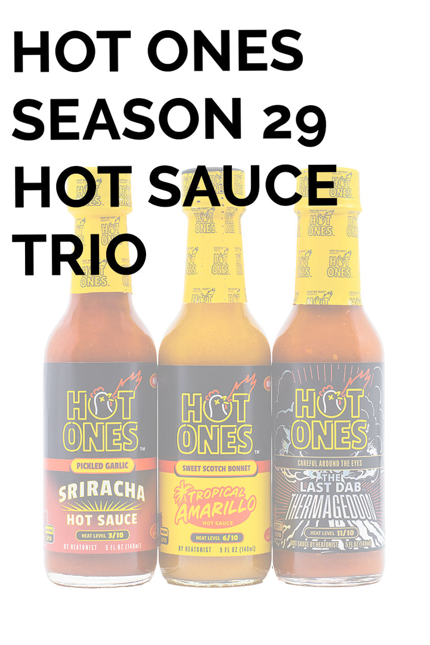Hot Ones Hot Sauce Trio Pack - Season 29 R2
