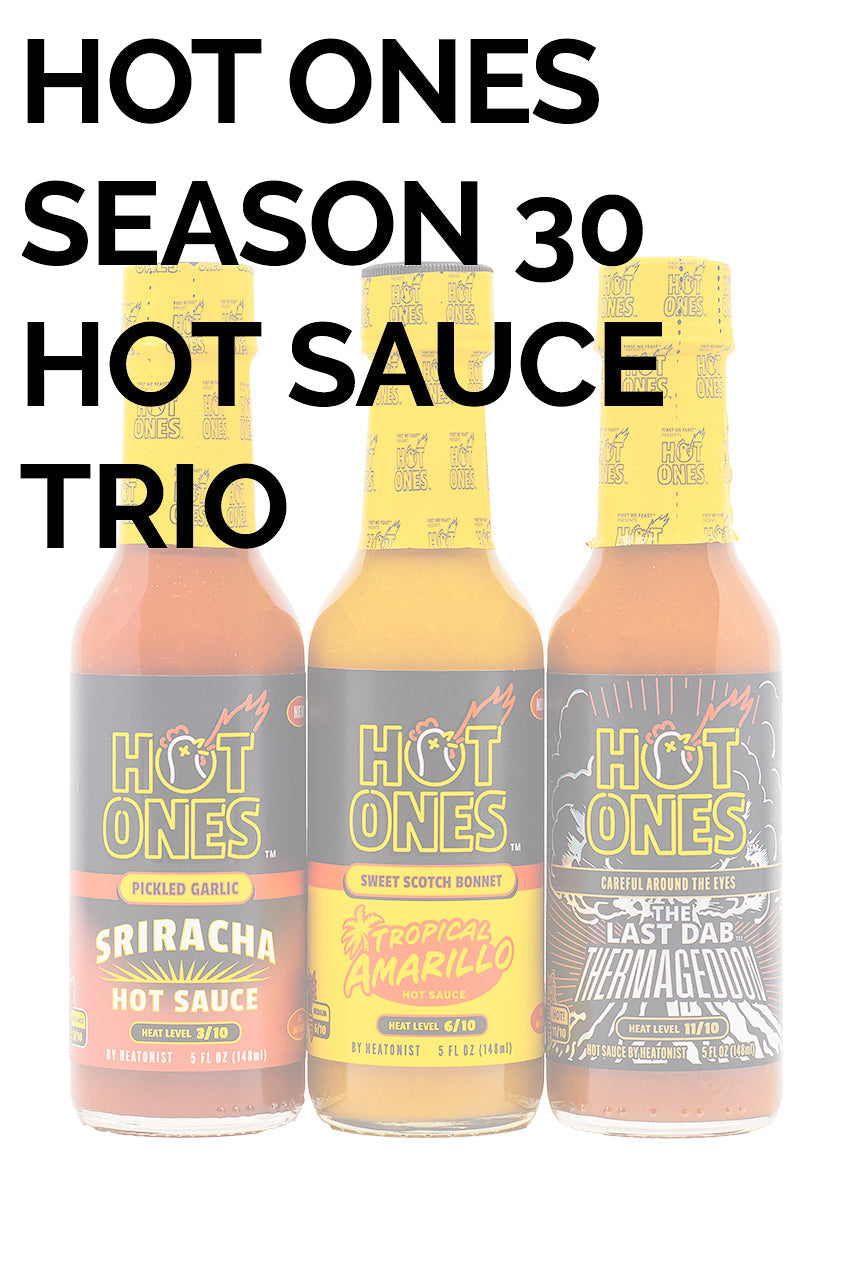 Hot Ones Hot Sauce Trio Pack - Season 30 A0
