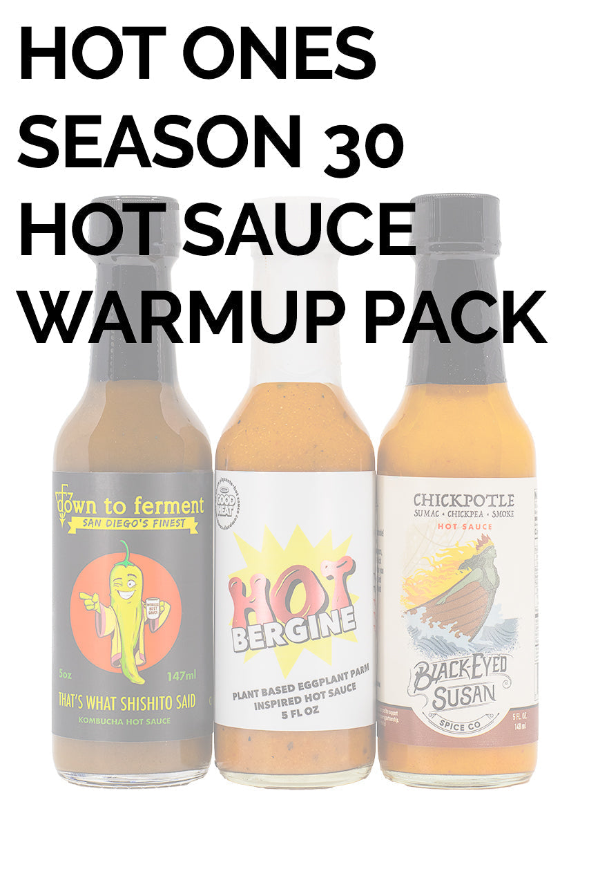 Hot Ones Hot Sauce Warm Up Pack - Season 30 Q8
