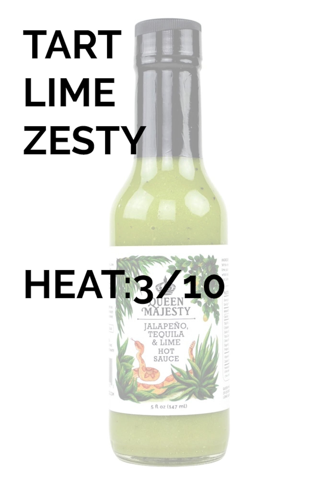 Jalapeno Tequila Lime Hot Sauce | Queen Majesty Q6
