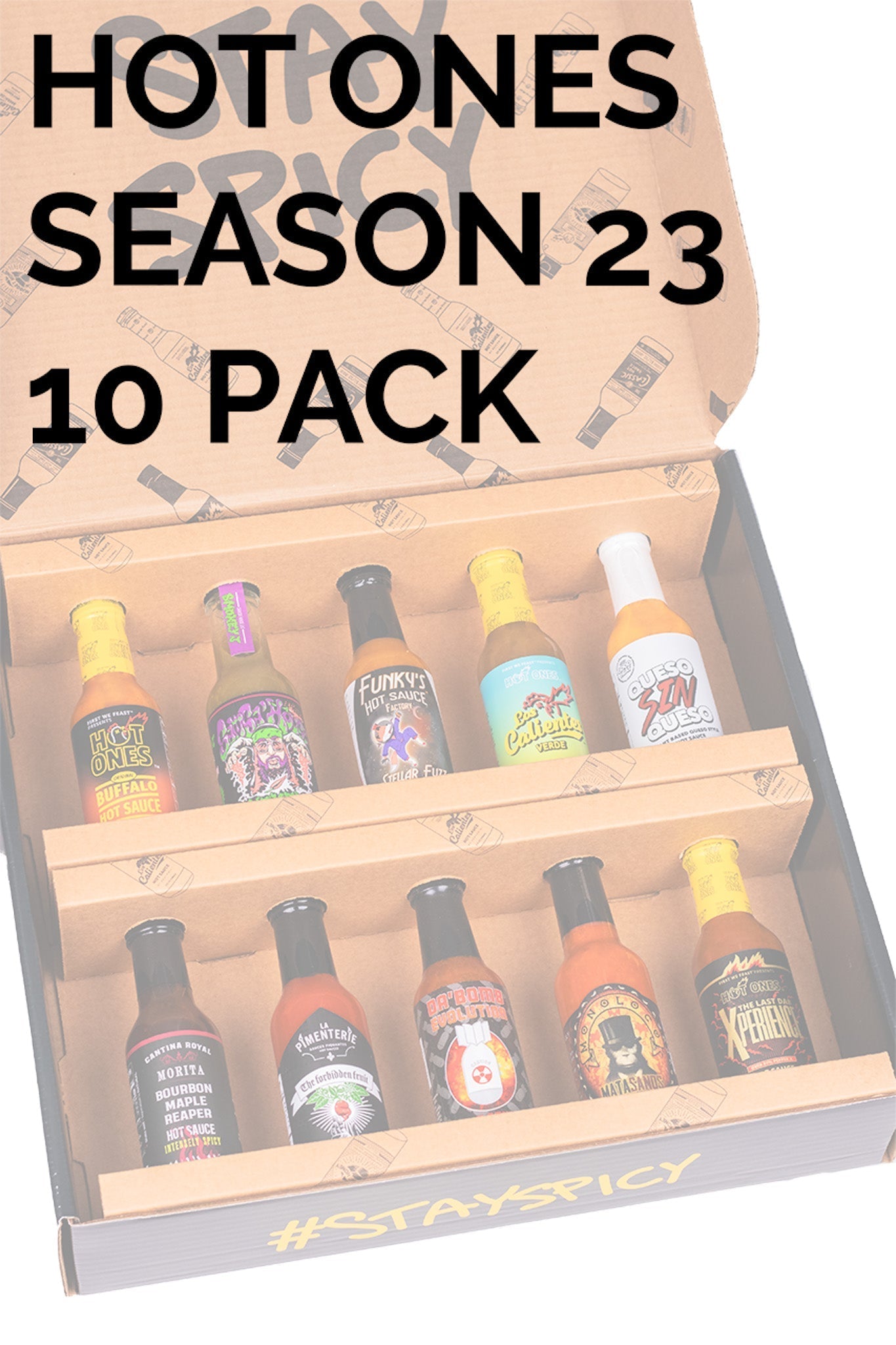 Hot Ones Hot Sauce 10 Pack - Season 23 P3