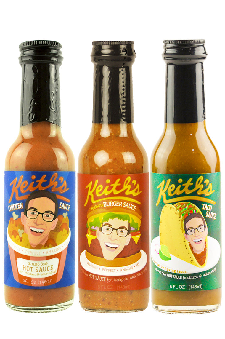 Keith's Hot Sauce Trio Pack M4