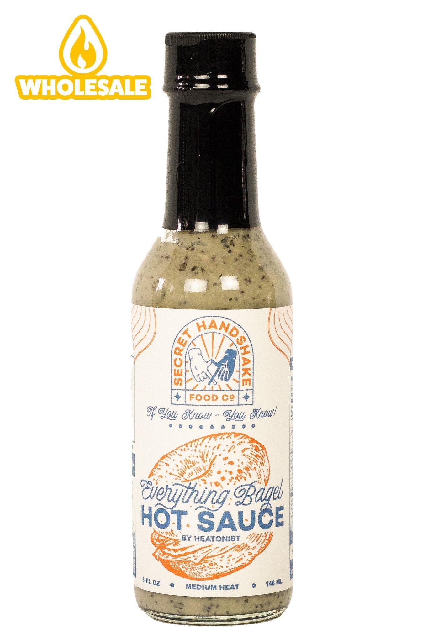 Everything Bagel Hot Sauce | Secret Handshake Food Co-C Y1