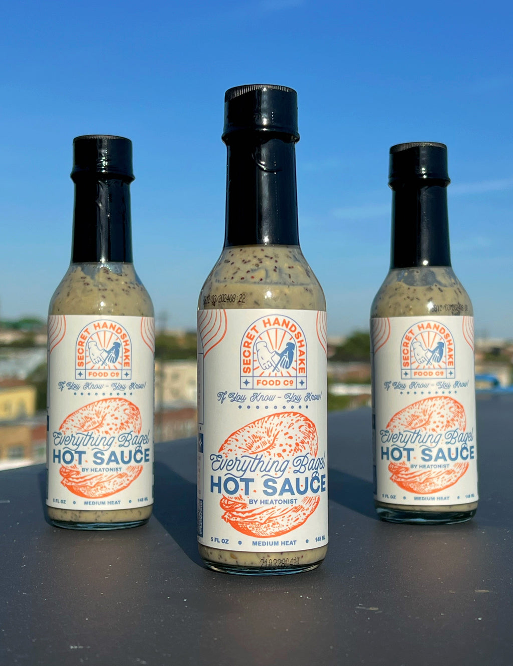 Everything Bagel Hot Sauce | Secret Handshake Food Co N0