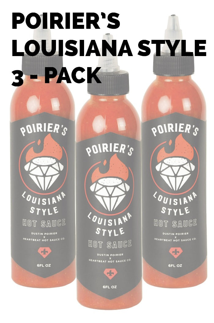 Dustin Poirier Hot Sauce 3 Pack | HEATONIST B8